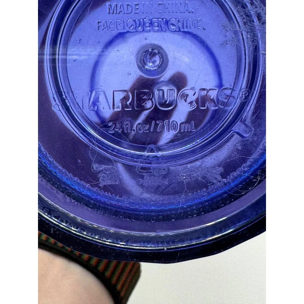Starbucks Fall 2022 Ocean Kaleidoscope Dome 24 Ounce Venti Tumbler With Straw‎